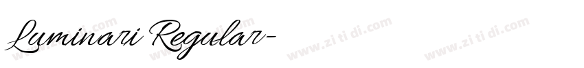 Luminari Regular字体转换 Luminari Regular字体转换